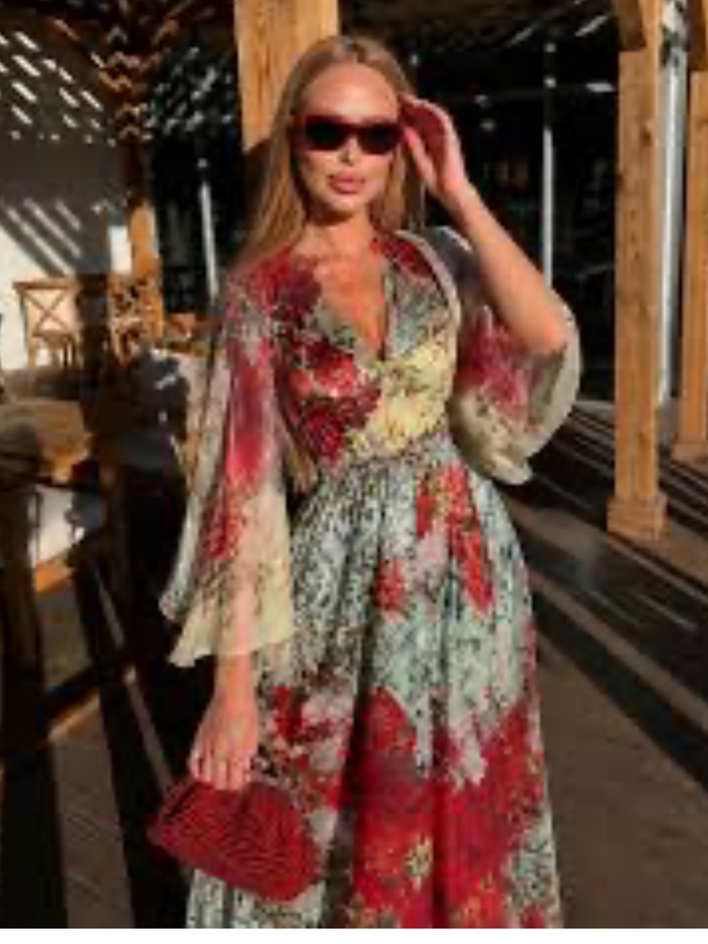 NWT Alice + Olivia Malinda Maxi Dress size 4 video - Picture 7 of 17